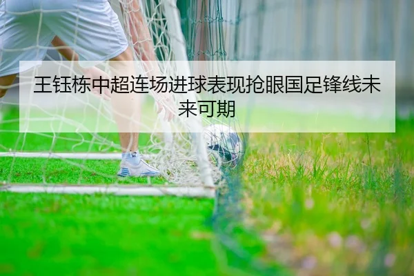 王钰栋中超连场进球表现抢眼国足锋线未来可期